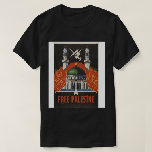 Freier palästinensischer T - Shirt sowjetischen St (Design vorne)