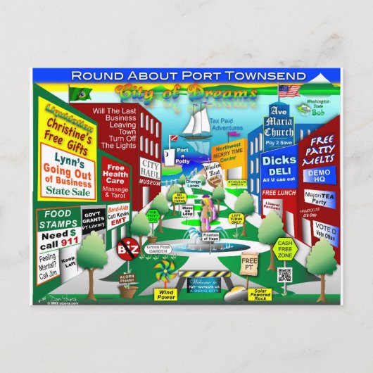 Freier PT Postkarte (Vorderseite)