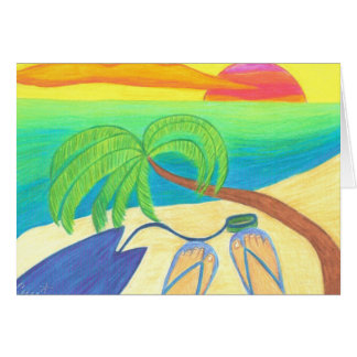 FREIER RAUM der Sonnenuntergang des Surfers