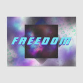 Freier Raum - Nebel, Sterne, Herz - Gewebe Seidenpapier (Vorderseite)