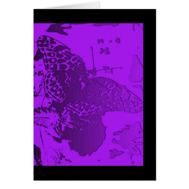 Freier Raum - Schmetterling in Lila (Vorne)