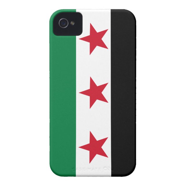 Freier Revolutions-Flagge IPhone Fall Syriens Case-Mate iPhone Hülle (Rückseite)
