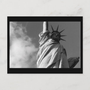 Freier Schwarz-Weiß-Rand Postkarte