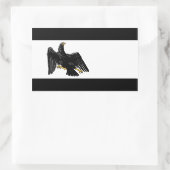 Freier Staat der preußischen Flagge Rechteckiger Aufkleber (Tasche)