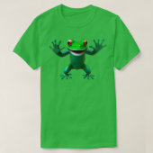 freier stehender Frosch T-Shirt (Design vorne)