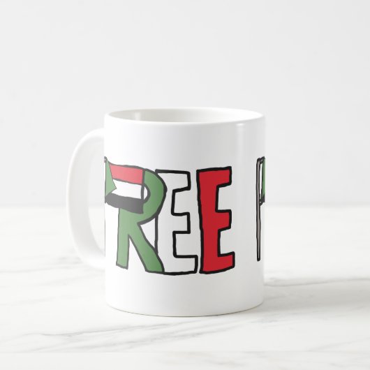 Freier Sudan Kaffeetasse (Vorderseite Links)