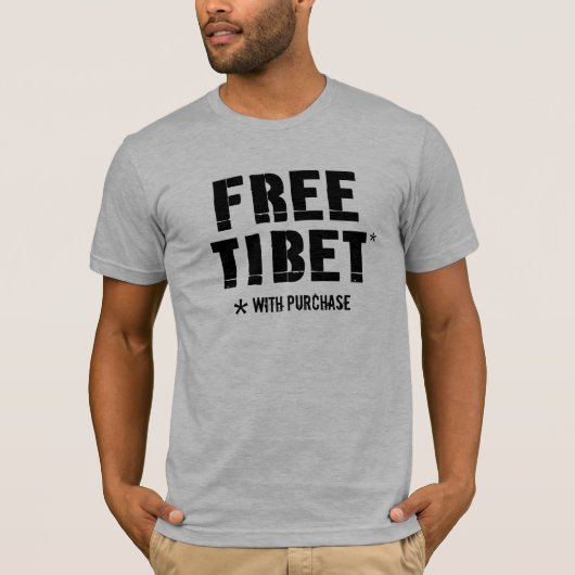 Freier T - Shirt Tibets (mit Kauf) (Vorderseite)
