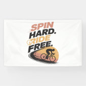 Freier T - Shirt zum Radfahren Banner (Horizontal)