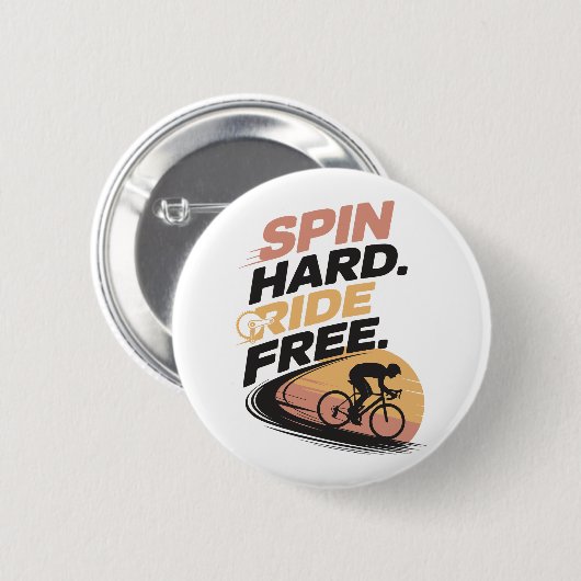 Freier T - Shirt zum Radfahren Button (Vorne & Hinten)