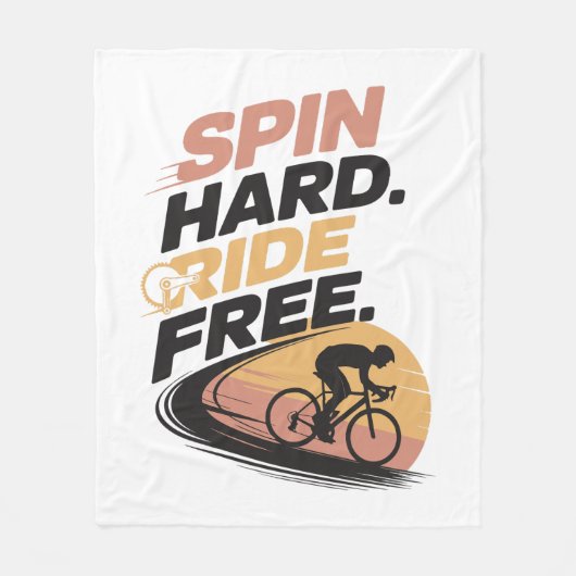 Freier T - Shirt zum Radfahren Fleecedecke (Vorderseite)