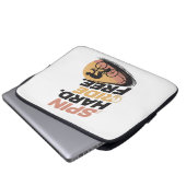 Freier T - Shirt zum Radfahren Laptopschutzhülle (Vorne Knopf)