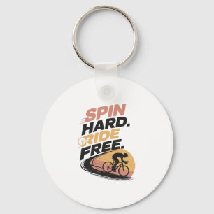 Freier T - Shirt zum Radfahren Schlüsselanhänger