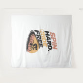 Freier T - Shirt zum Radfahren Wandteppich (Vorderseite (Horizontal))