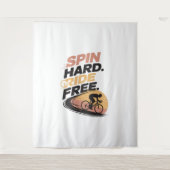 Freier T - Shirt zum Radfahren Wandteppich (Vorderseite)