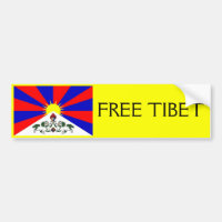 FREIER TIBET-Autoaufkleber