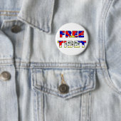 Freier Tibet-Knopf Button (Beispiel)