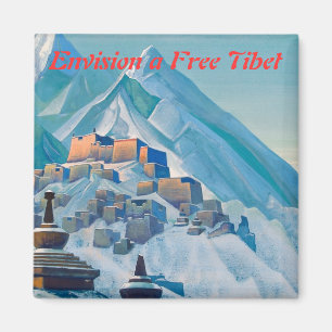 Freier Tibet-Magnet Magnet