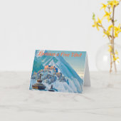 Freier Tibet-Notecard Karte (Gelbe Blume)