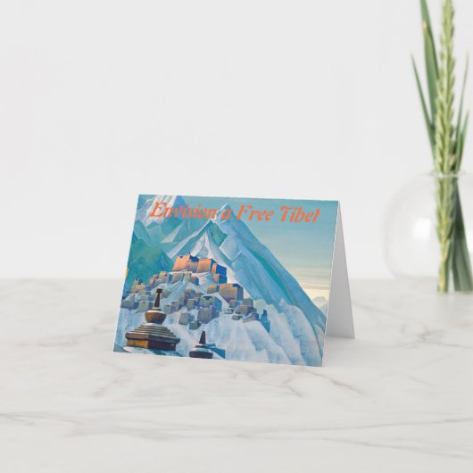 Freier Tibet-Notecard Karte (Vorderseite)