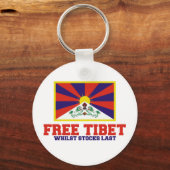 Freier Tibet-Spoof Schlüsselanhänger (Vorderseite)
