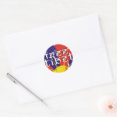 FREIER TIBET-STICKER RUNDER AUFKLEBER (Umschlag)