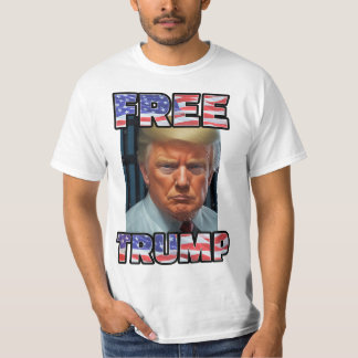 FREIER TRUMP 2024 | Mugshot Republican Maga T-Shirt