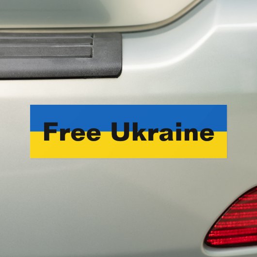 Freier ukrainischer Autoaufkleber (Auf Auto)