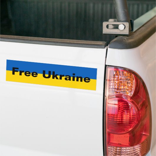 Freier ukrainischer Autoaufkleber (Auf Lkw)