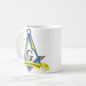 Freier und akzeptierter Mason Kaffeetasse (Vorderseite Links)