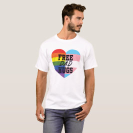 Freier Vater umarmt LGBTQ T-Shirt