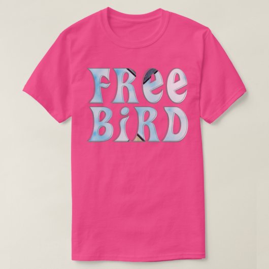 freier Vogel T-Shirt (Design vorne)