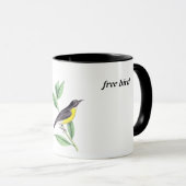 freier Vogel Tasse (VorderseiteRechts)