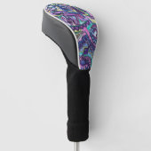 Freier Wille-handgemalte abstrakte Kunst Golf Headcover (angewinkelt)