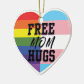 Freiere Mama-Umarmungen! Keramik Ornament (Links)