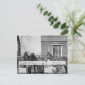 Freies Abendessen für Pferde, 1923 Postkarte (Stehend Vorderseite)