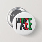 Freies Afghanistan Button (Vorne & Hinten)