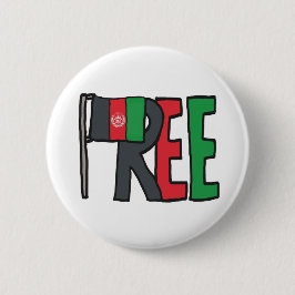 Freies Afghanistan Button