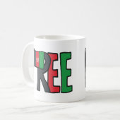 Freies Afghanistan Kaffeetasse (Vorderseite Links)