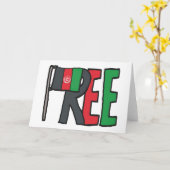 Freies Afghanistan Karte (Gelbe Blume)