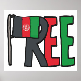Freies Afghanistan Poster