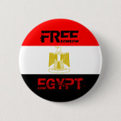 FREIES ÄGYPTEN BUTTON (Vorderseite)