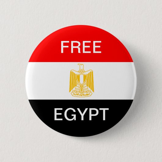 FREIES ÄGYPTEN BUTTON (Vorderseite)