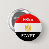 FREIES ÄGYPTEN BUTTON (Vorne & Hinten)