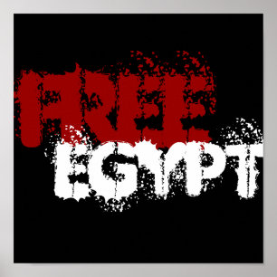 FREIES ÄGYPTEN POSTER