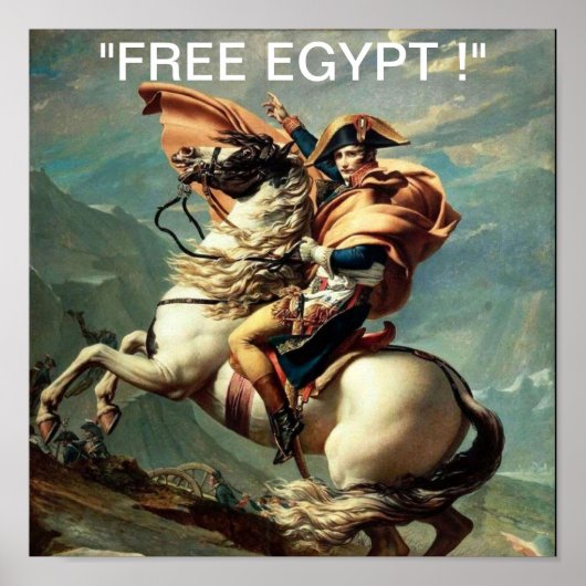 FREIES ÄGYPTEN POSTER (Vorne)