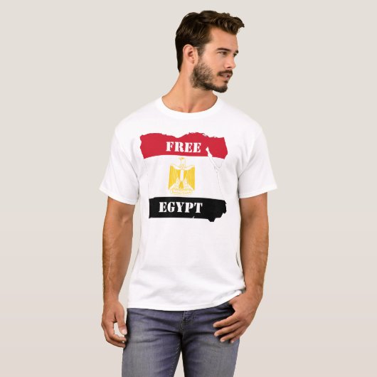 Freies Ägypten-Shirt T-Shirt (Vorne ganz)