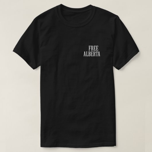 Freies Alberta T-Shirt (Design vorne)