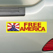 Freies Amerika Autoaufkleber (Auf Auto)