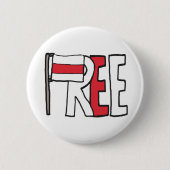 Freies Belarus Button (Vorderseite)