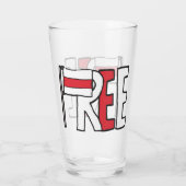Freies Belarus Glas (Rückseite)